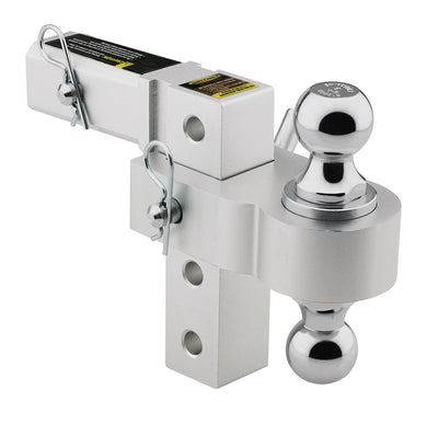 Trailer Hitch Ball Mount; 2 in. x 1 7/8 in.; 6000 lb. GTW; Smittybilt 2925