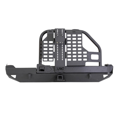XRC Rear Bumper; Incl. Hitch and Swingaway Tire Carrier; Smittybilt 76851