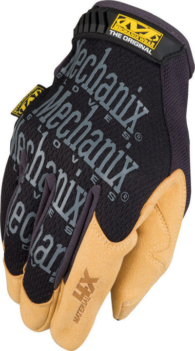 Mechanix Wear MG4X-75-009 Glove Material 4X Org. Black / Tan Medium Mechanix Wear MG4X-75-009