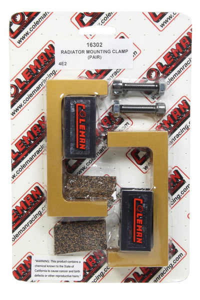 Coleman Machine 16302 Radiator Mounting Clamp (Pair) Coleman Machine 16302