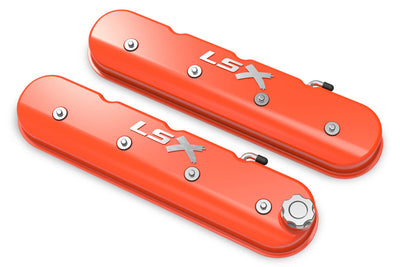 Holley 241-408 LS Series Valve Covers w/LSX Logo Holley 241-408