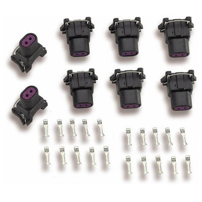 Holley EFI 534-112 Delphi Injector Terminal & Connector Kit 8pk Holley EFI 534-112