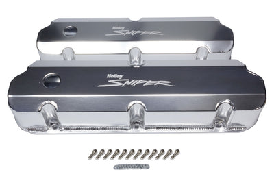 Holley 890011 Sniper Fabricated Valve Covers SBF Tall Holley 890011