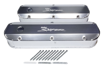 Holley 890012 Sniper Fabricated Valve Covers SBF Tall Holley 890012