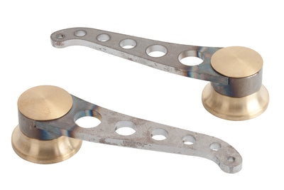 Lokar IDH-2027 Interior Door Handle; Front; Lakester Style; Raw Finish; Pair; Lokar IDH-2027