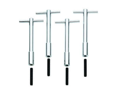 Mr Gasket 9818 Chrome T-Bar Wing Nuts Mr Gasket 9818
