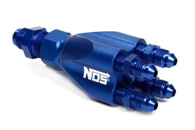 NOS/Nitrous Oxide System 16754NOS Showerhead Distribution Block w/Fittings Blue NOS/Nitrous Oxide System 16754NOS