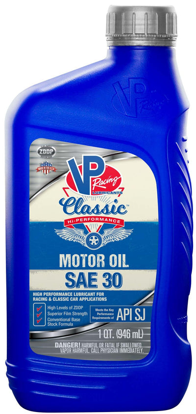 VP Racing Fuels 2681 VP SAE 30w Classic 1 Qt VP Racing Fuels 2681