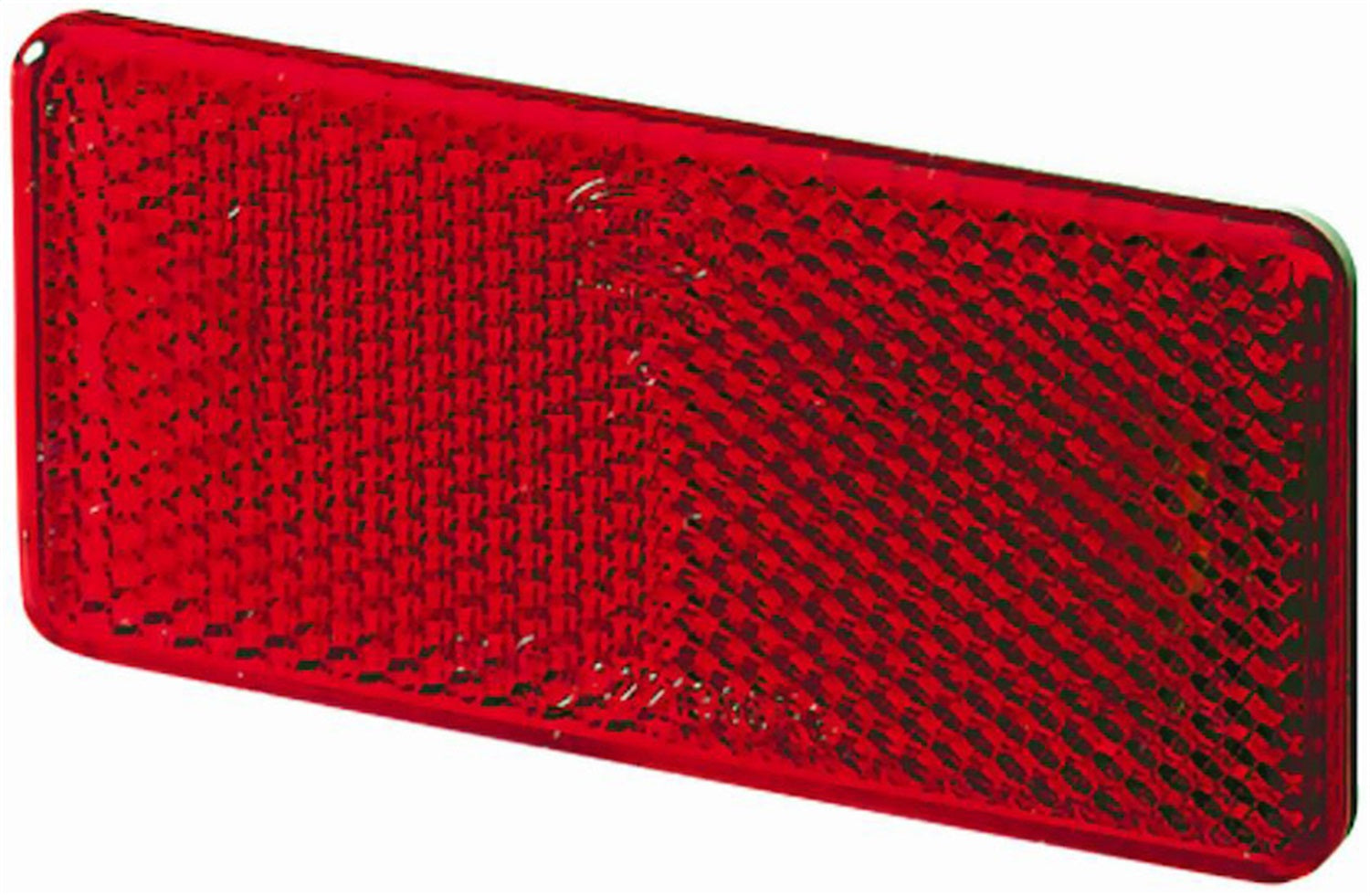 Hella 003326031 3326 Red Rectangular Reflex Reflector with Adhesive Hella 003326031