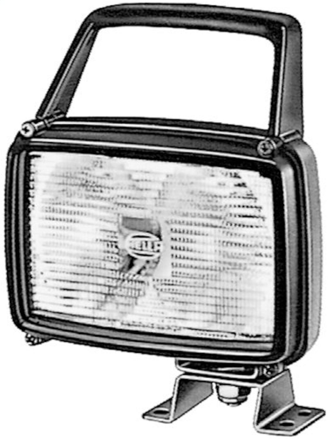 Hella 006991663 AS 115 Double Beam Halogen Work Lamp (CR) 12V Hella 006991663