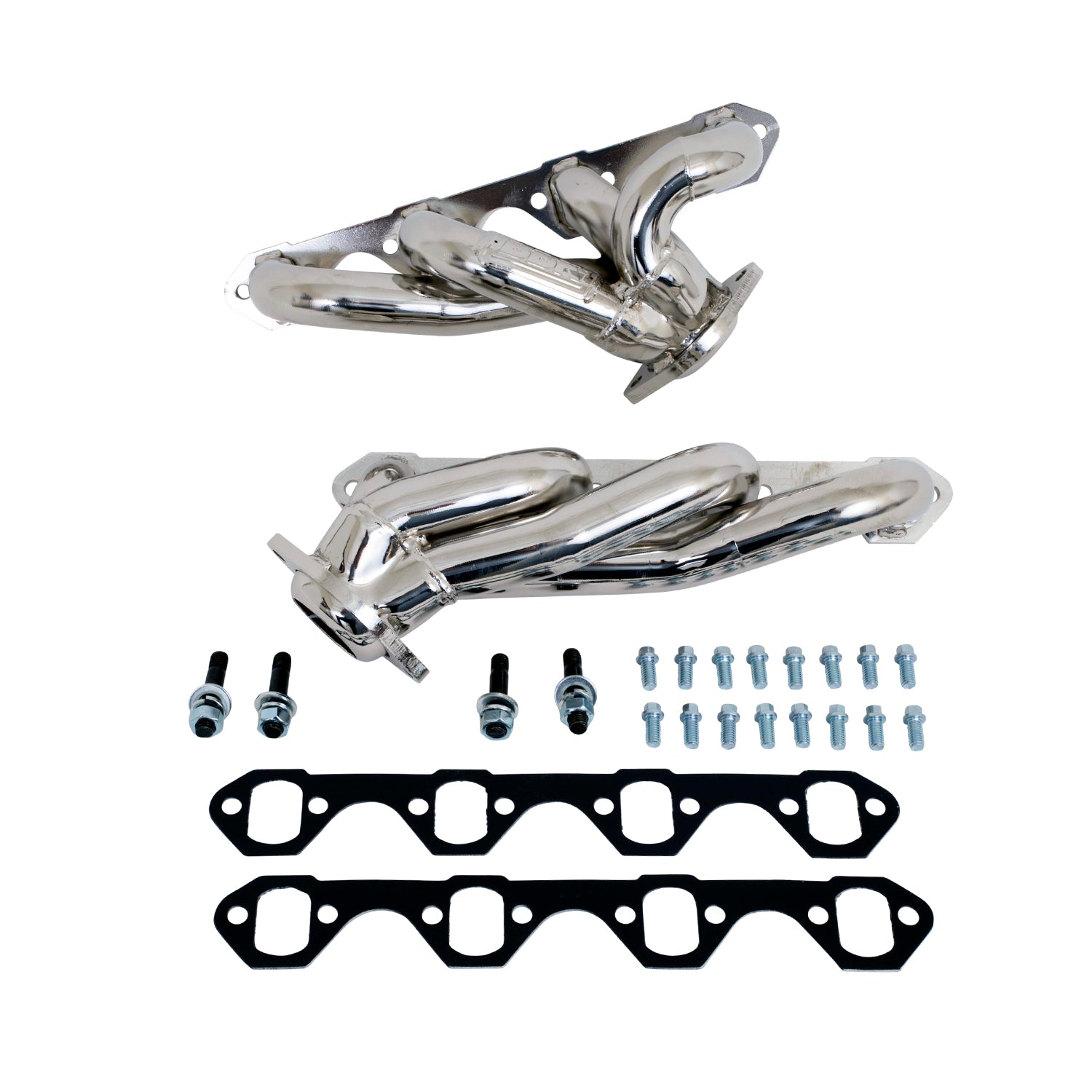 BBK Performance Parts 35100 1987-1995 FORD F150 302 1-5/8 SHORTY EXHAUST HEADERS (POLISHED SILVER CERAMIC) BBK Performance Parts 35100