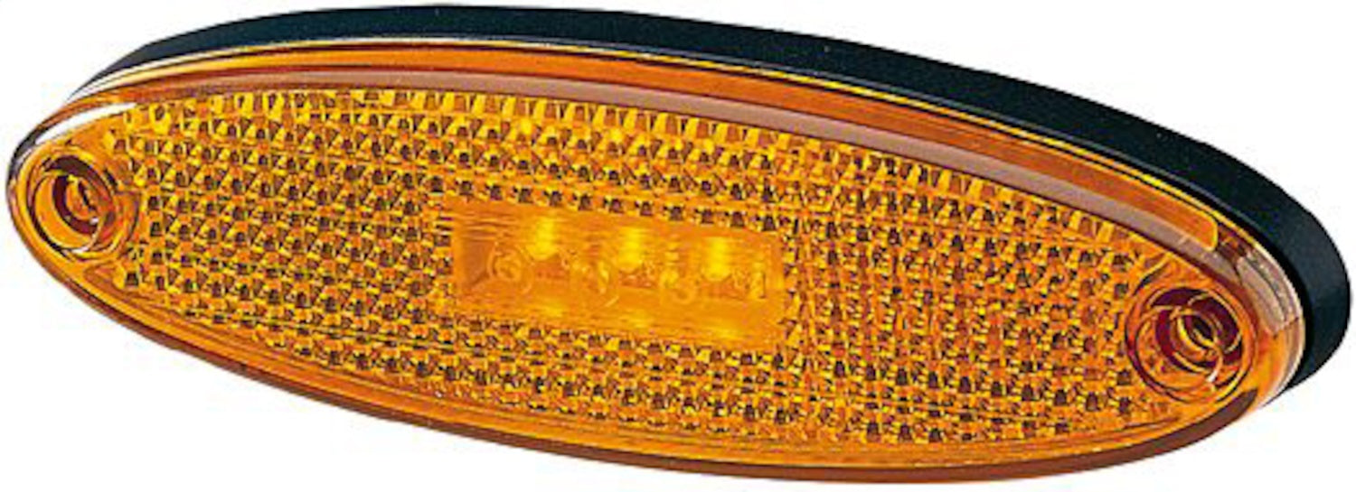 Hella 007943011 LAMP S MRKR 7943 LED AMB OVL 24V ECE/SAE Hella 007943011