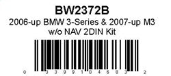 Scosche BW2372B Custom Fit ISO Double DIN Dash Kit Scosche BW2372B