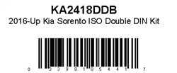 Scosche KA2418DDB Custom Fit Double DIN Dash Kit Scosche KA2418DDB