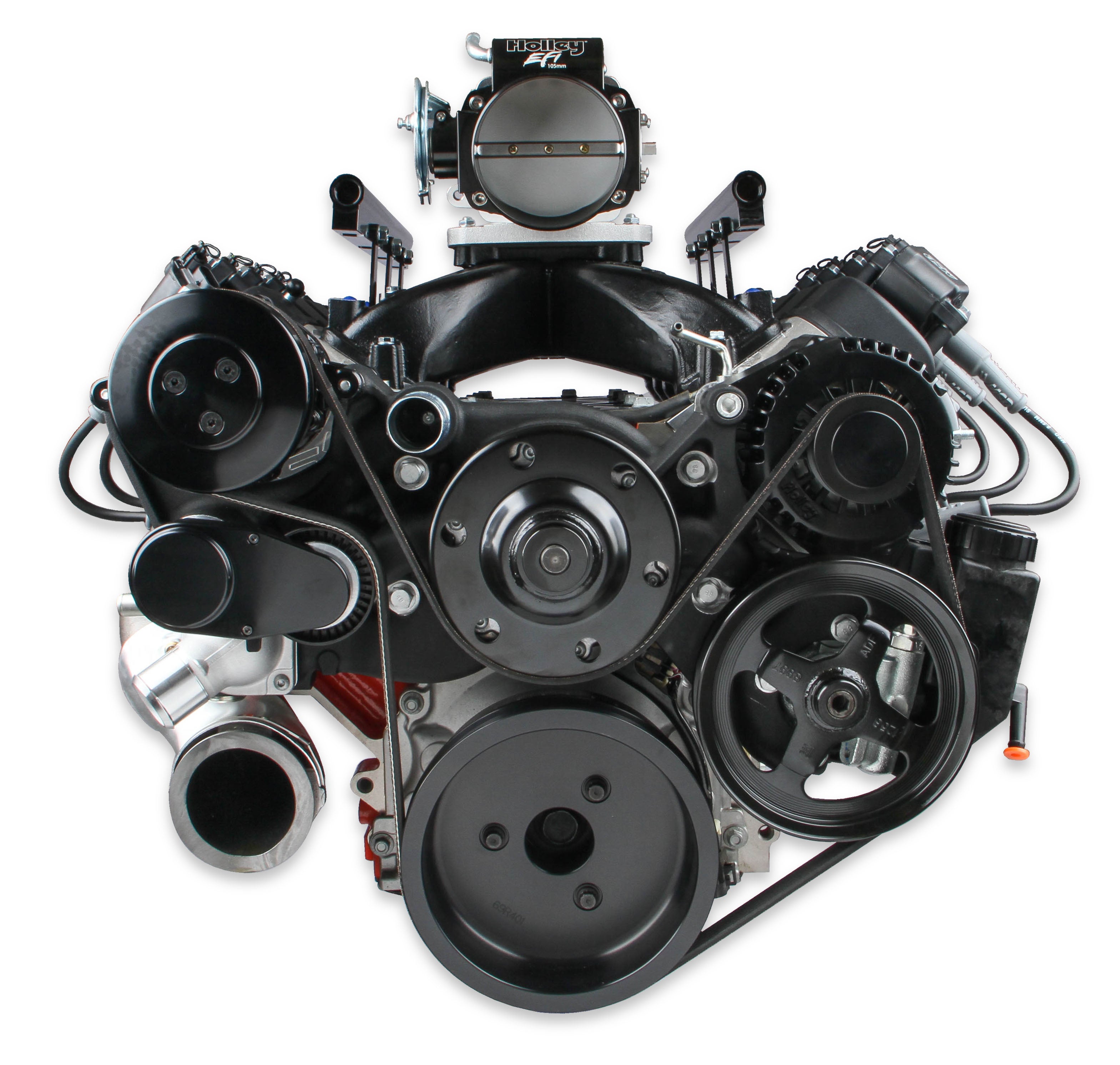 Holley 20-190BK Accessory Drive System Kit Holley 20-190BK