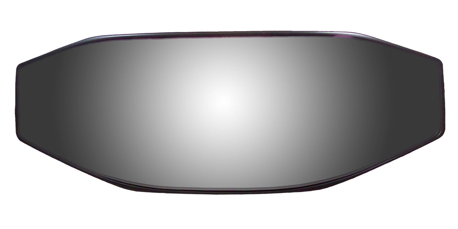 CIPA 01600 Vision 180 Degree Boat Mirror; Head Only; Black; CIPA 01600