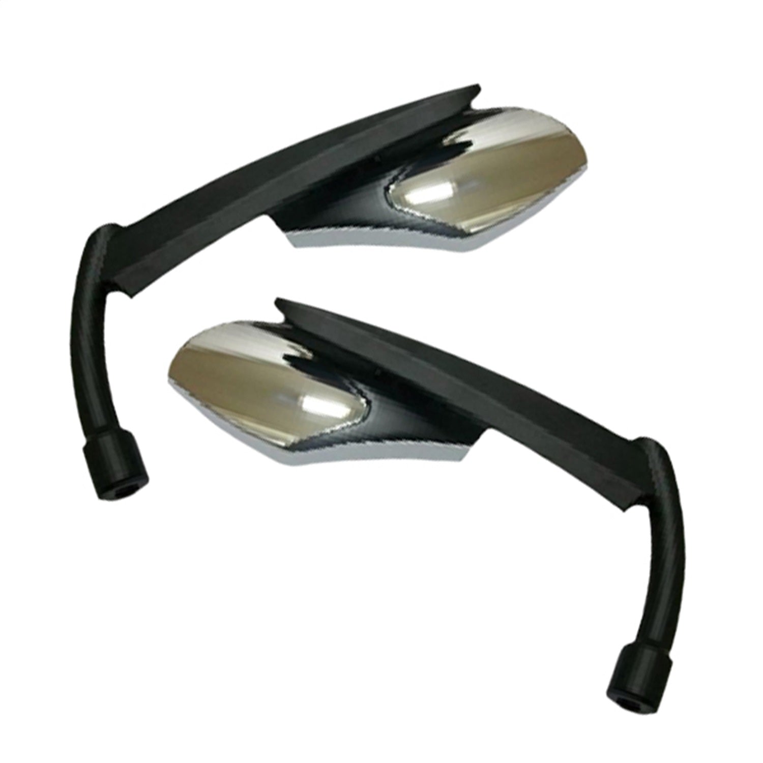 CIPA 01904 Motorcycle Classic Knife Blade Style Mirror Kit CIPA 01904