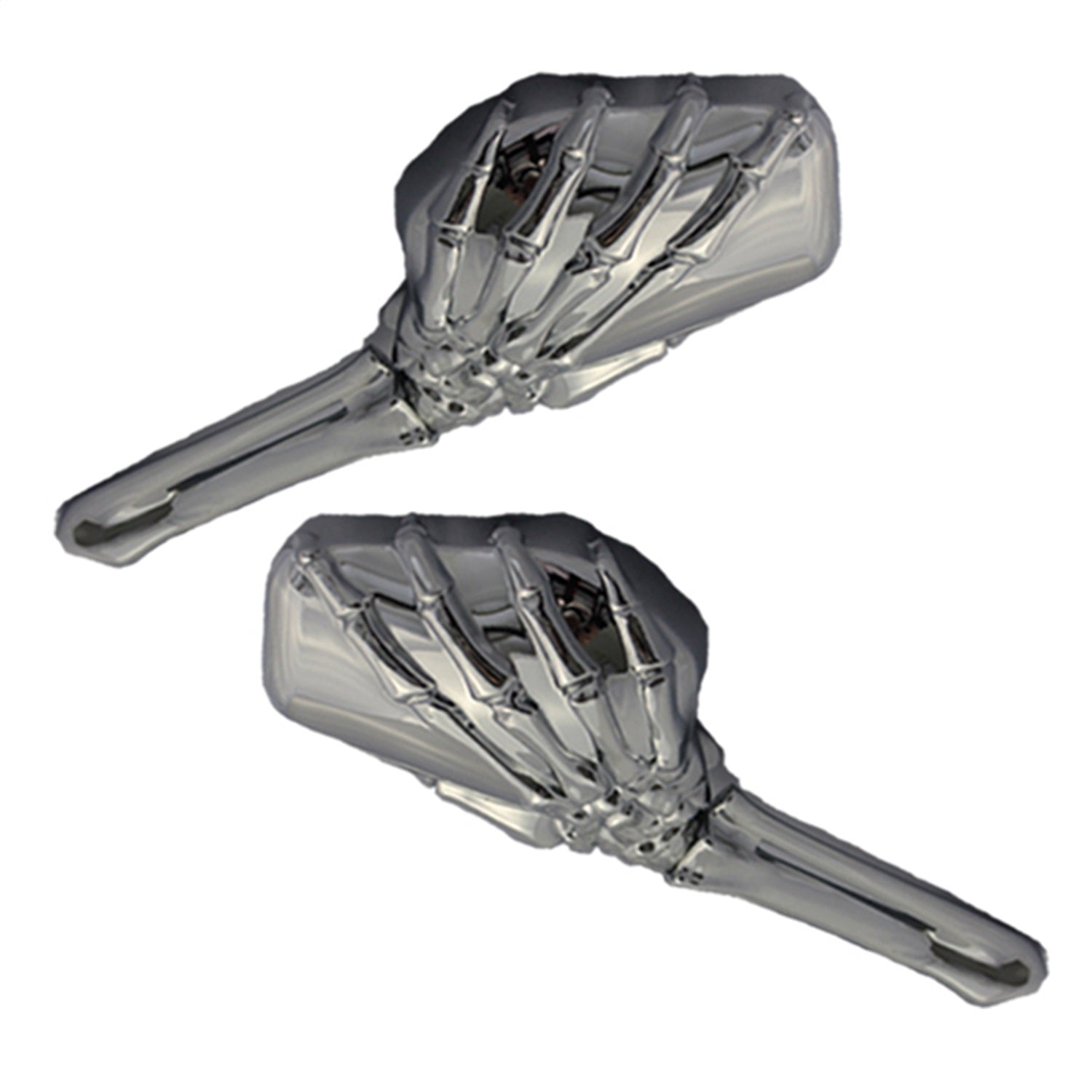 CIPA 01915 Motorcycle Skeleton Hand Mirror CIPA 01915
