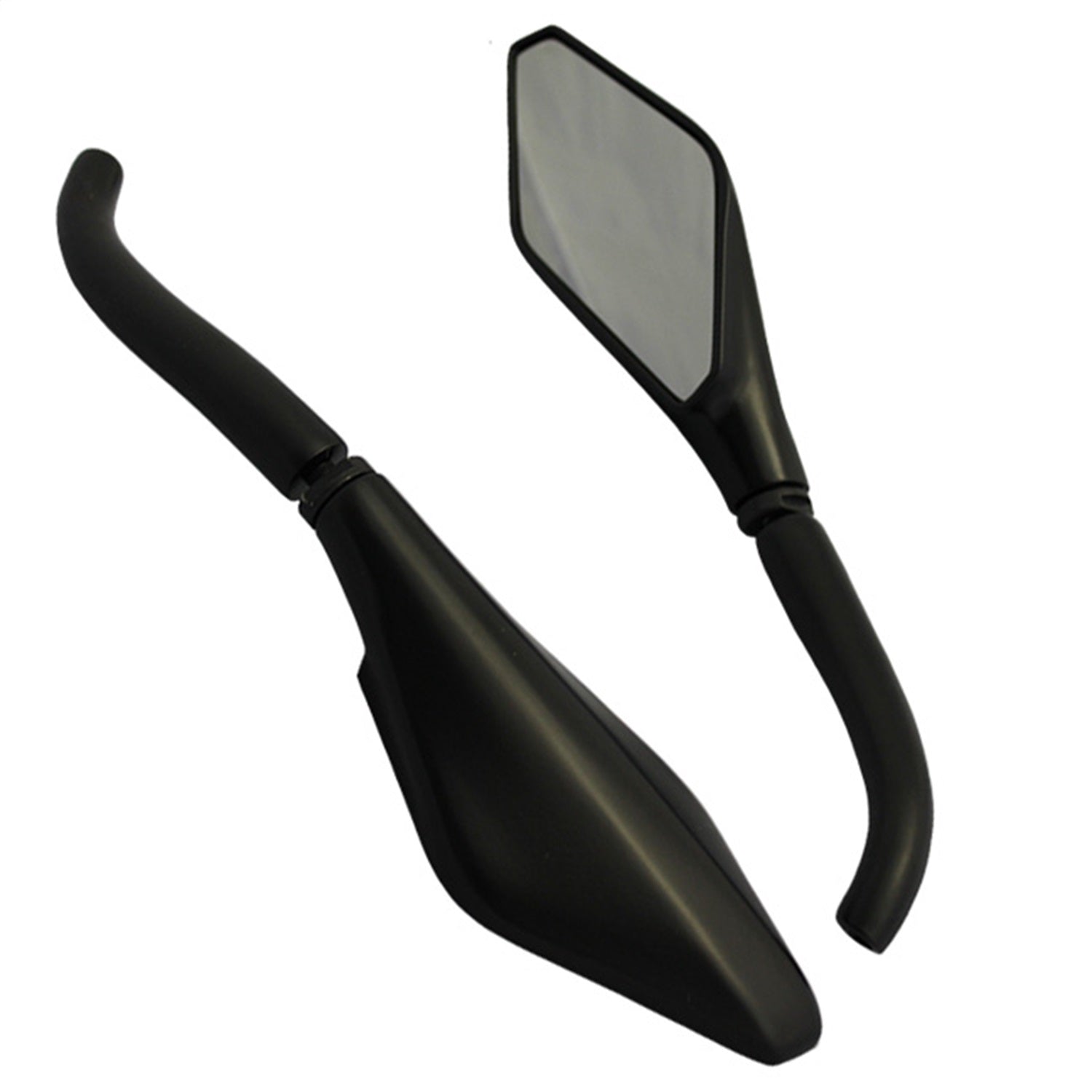 CIPA 01927 Motorcycle Eurostyle Mirror Kit; Black [Left And Right Side]; CIPA 01927