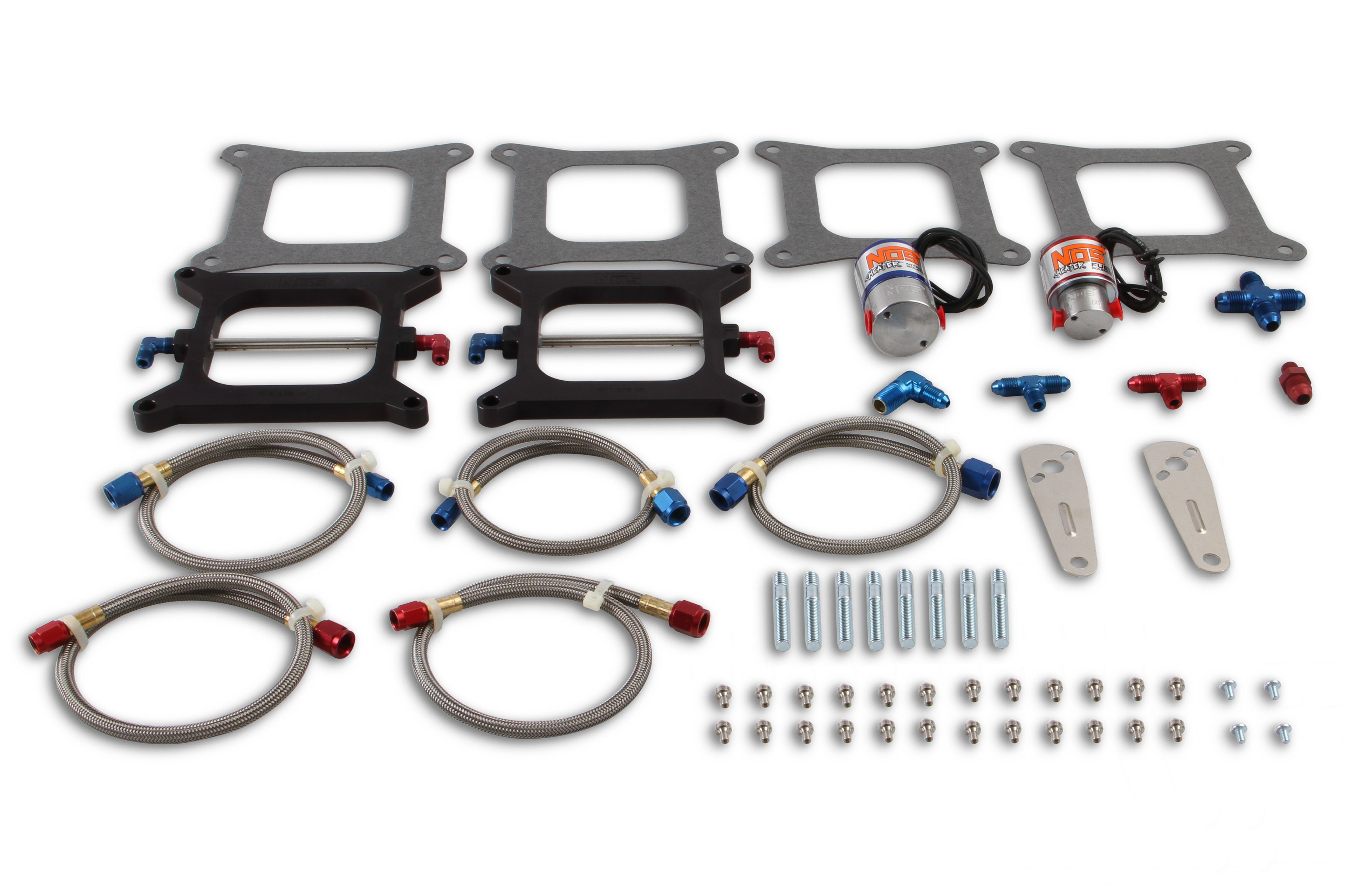 NOS Pro-Shot Fogger "Upgrade Kit" Cheater Nitrous System-Dual 4150 Holley Flange