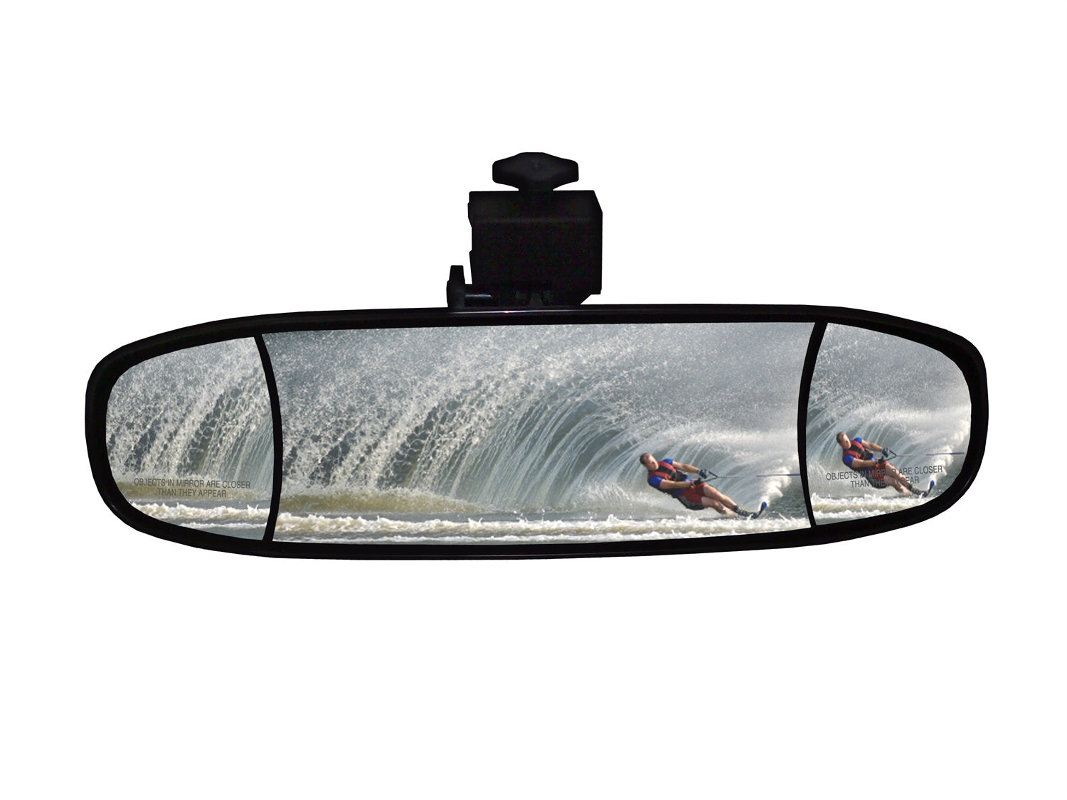 CIPA 02022 Extreme™ Boat Mirror; 7 in. x 20 in.; 3 Lens Quick Mount; CIPA 02022