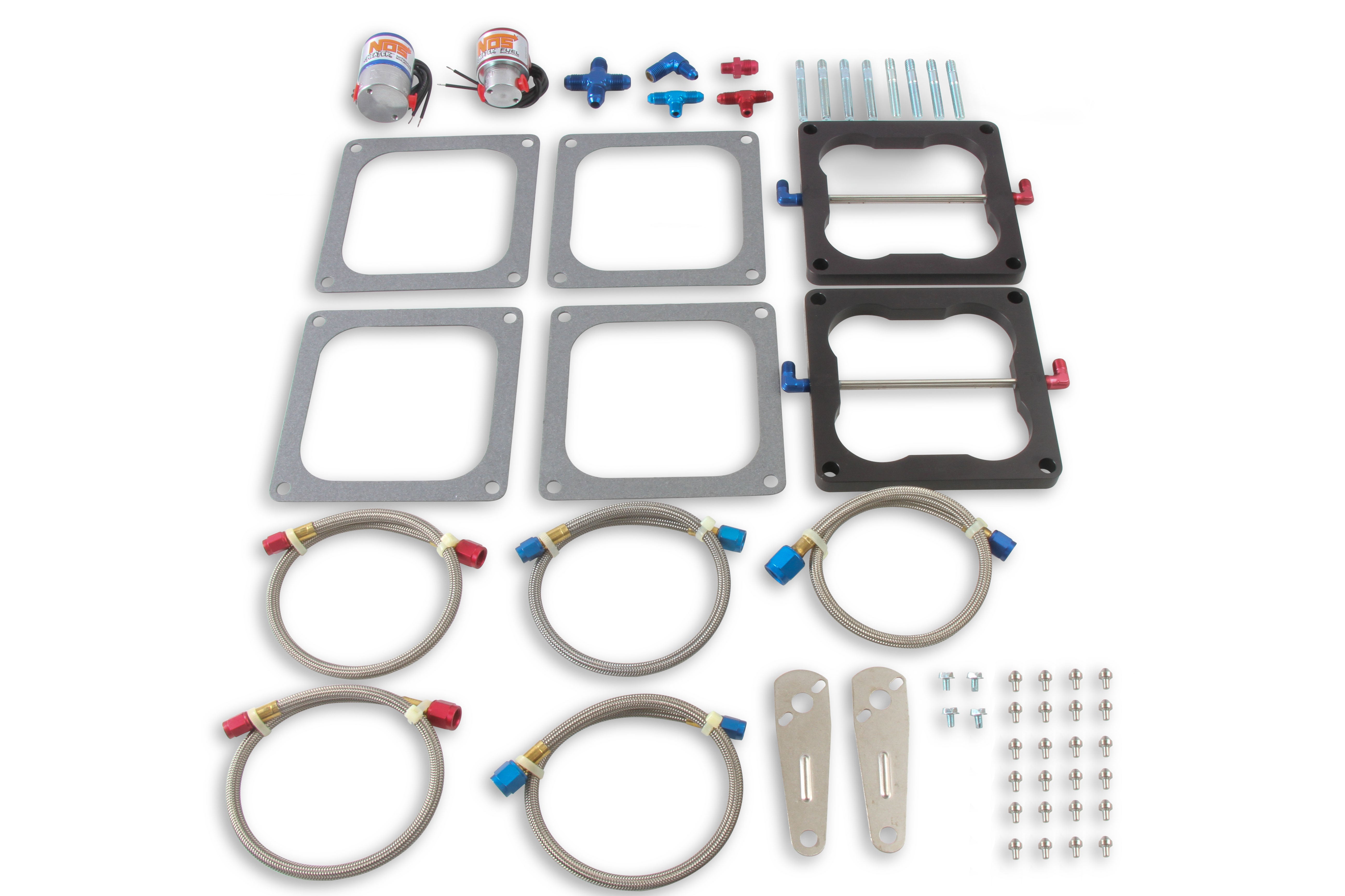 NOS Pro-Shot Fogger "Upgrade Kit"-Cheater Nitrous System,Dual 4500 Holley Flange
