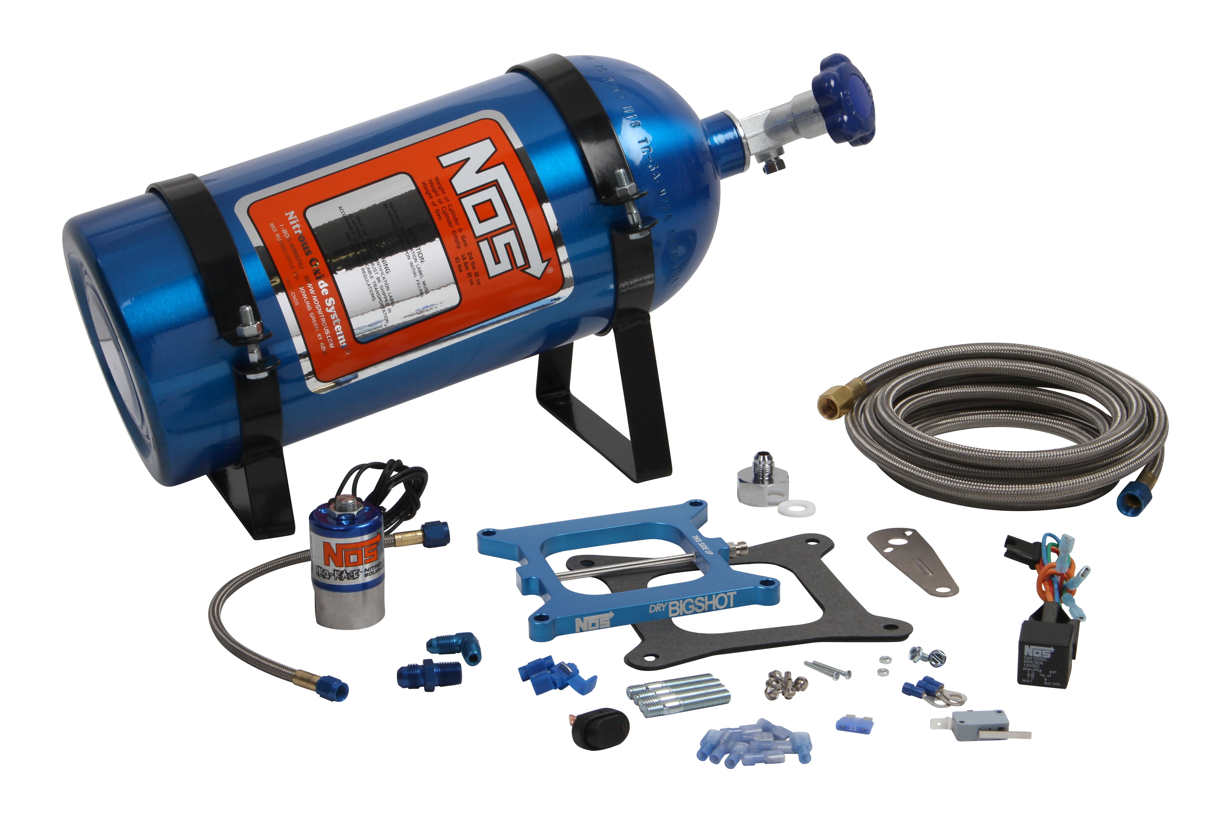 Dry Bigshot Nitrous Kit For 4150 Type Throttle Body