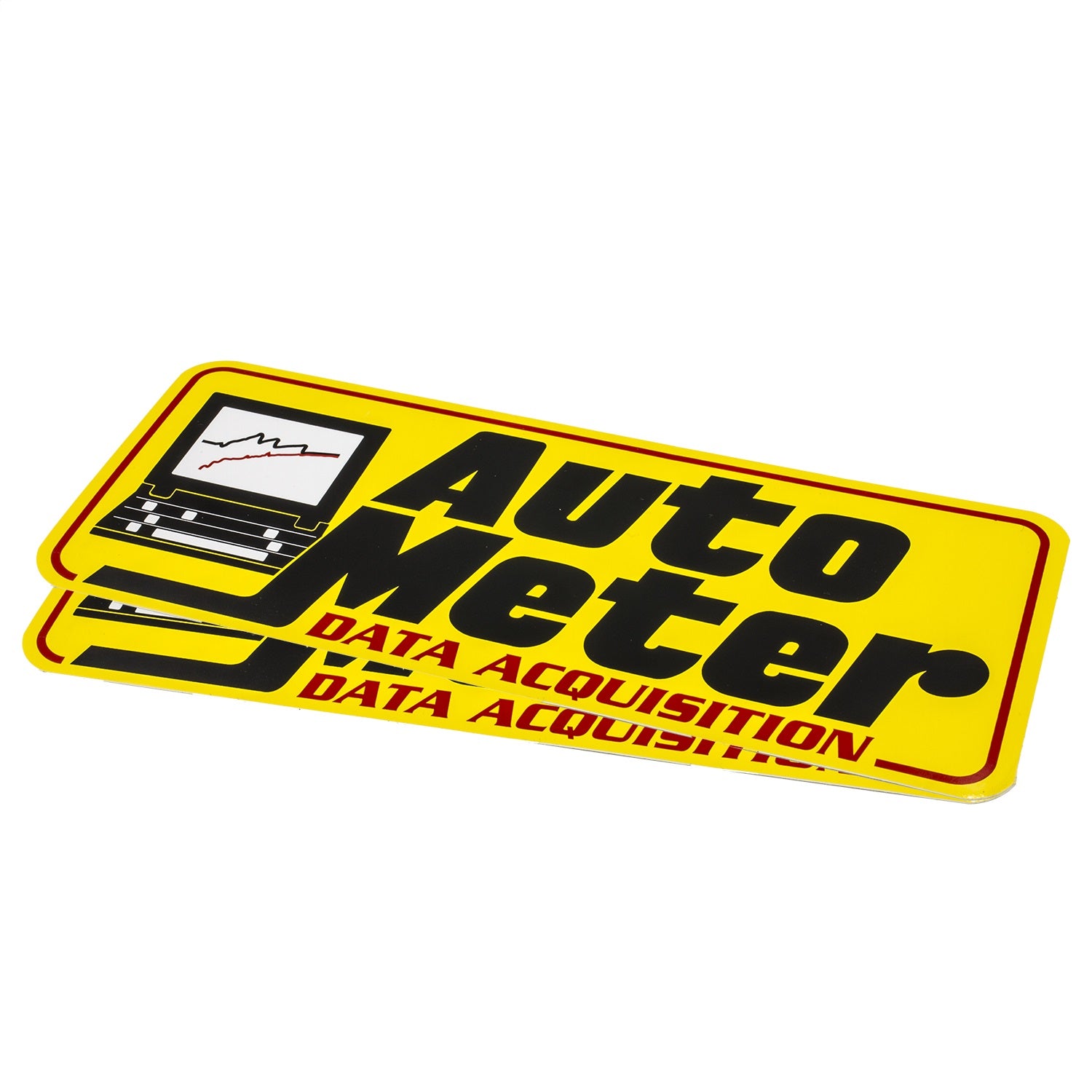 AutoMeter 0216 DECAL; CONTINGENCY; YELLOW; DATA ACQUISITION AutoMeter 0216