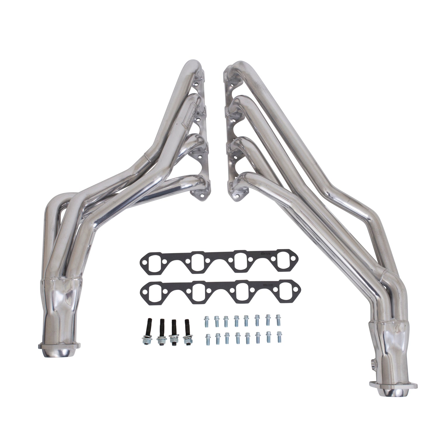 BBK Performance Parts 15310 1979-93 MUSTANG 5.0 1-5/8 LONG TUBE HEADERS AUTOMATIC (POLISHED SILVER CERAMIC) BBK Performance Parts 15310