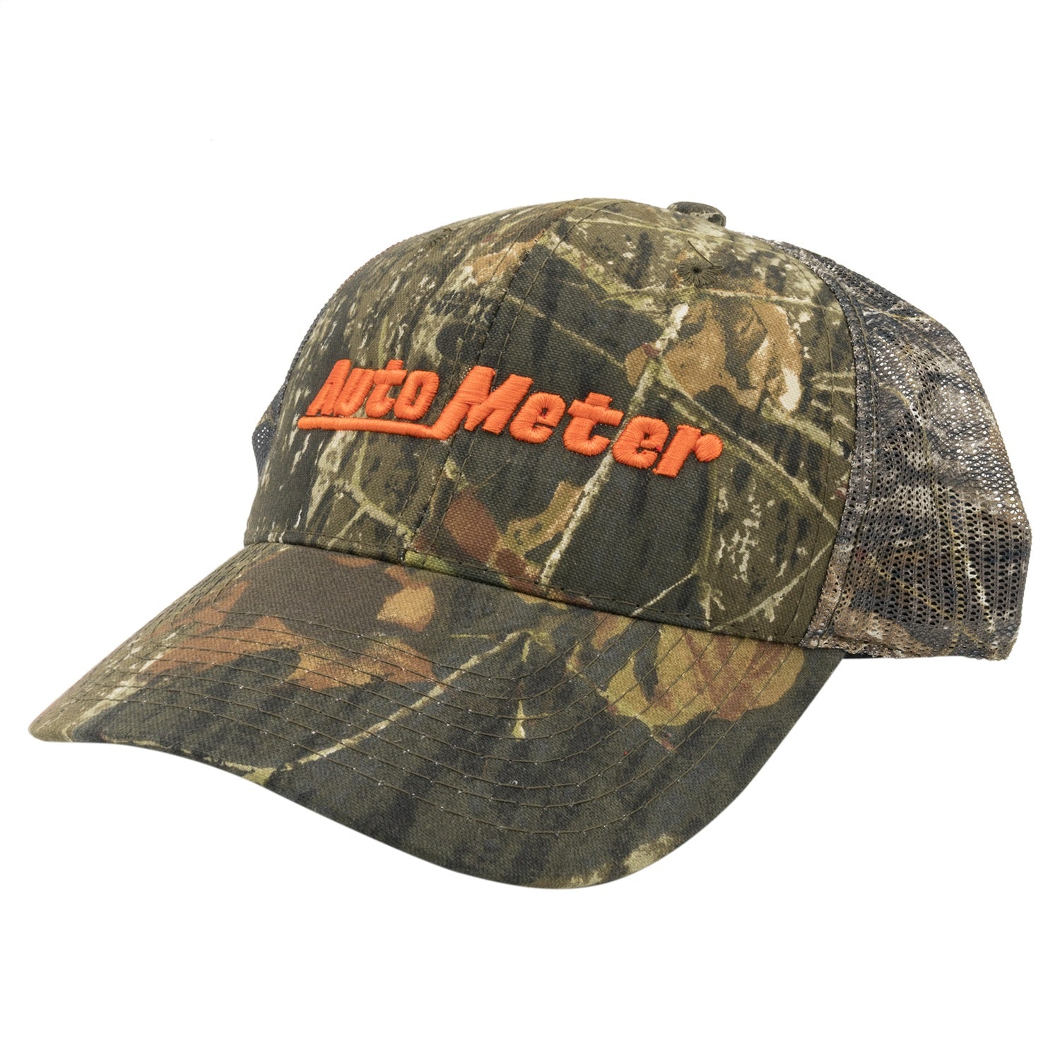 AutoMeter 0444 HAT; MESH BACK W/VELCRO; HUNTING CAMO; BLAZE ORANGE AUTOMETER AutoMeter 0444