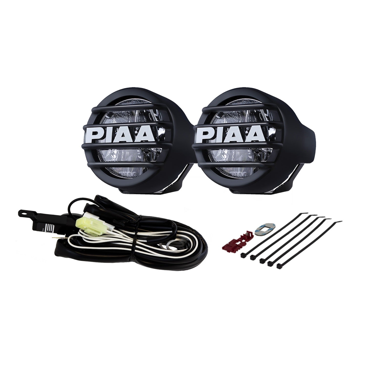 LP530 LED Fog Lamp Kit; White; 3.5 in. Incl. Brackets; Hardware; PIAA 05350