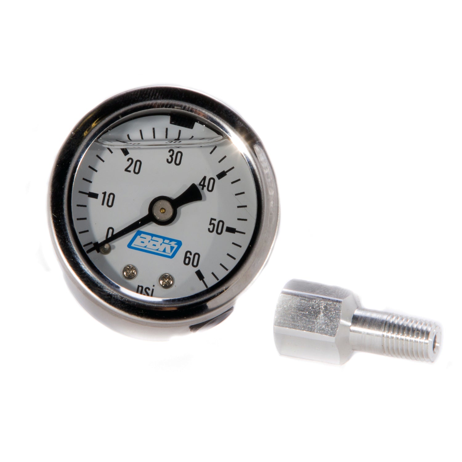 BBK Performance Parts 1617 Fuel Pressure Gauge - 0-60psi - Liquid Filled BBK Performance Parts 1617