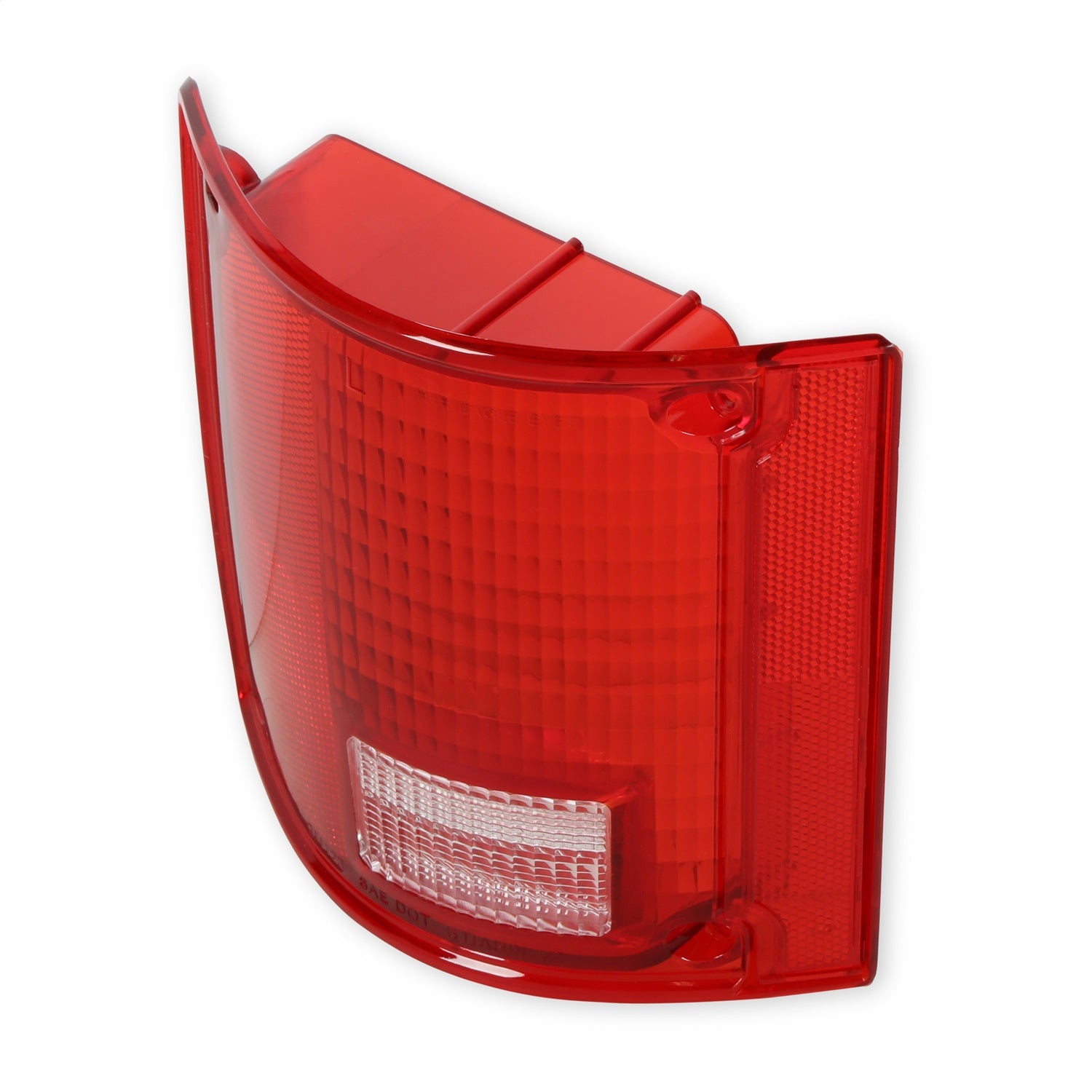 Holley 07-104 Holley Classic Truck Tail Lamp Lens; W/O Trim; Driver; Red; Holley 07-104