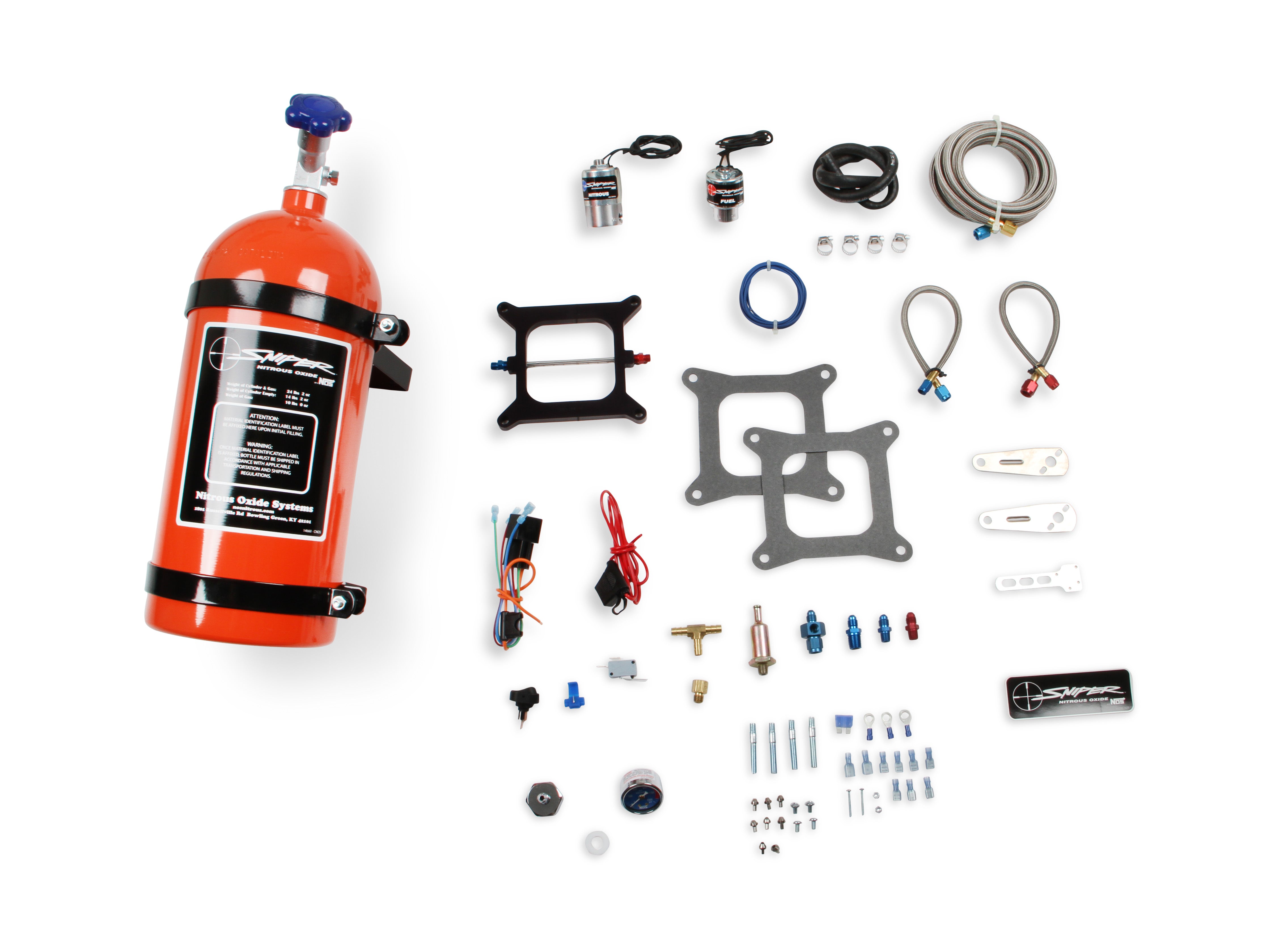 NOS/Nitrous Oxide System 07002NOS Sniper 250HP Nitrous 4150 Plate Kit NOS/Nitrous Oxide System 07002NOS