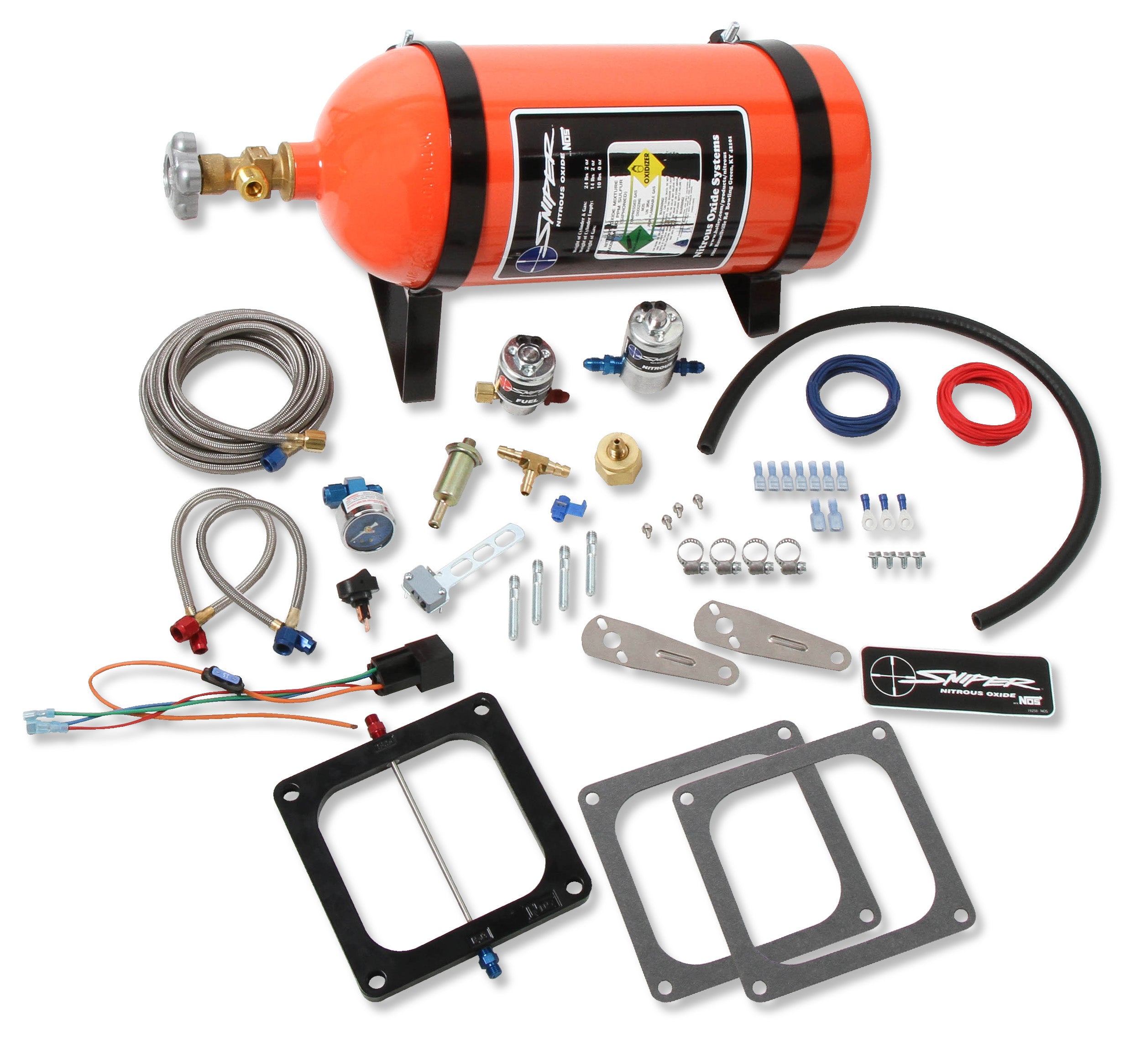 NOS/Nitrous Oxide System 07003NOS Sniper 250HP Nitrous 4500 Plate Kit NOS/Nitrous Oxide System 07003NOS