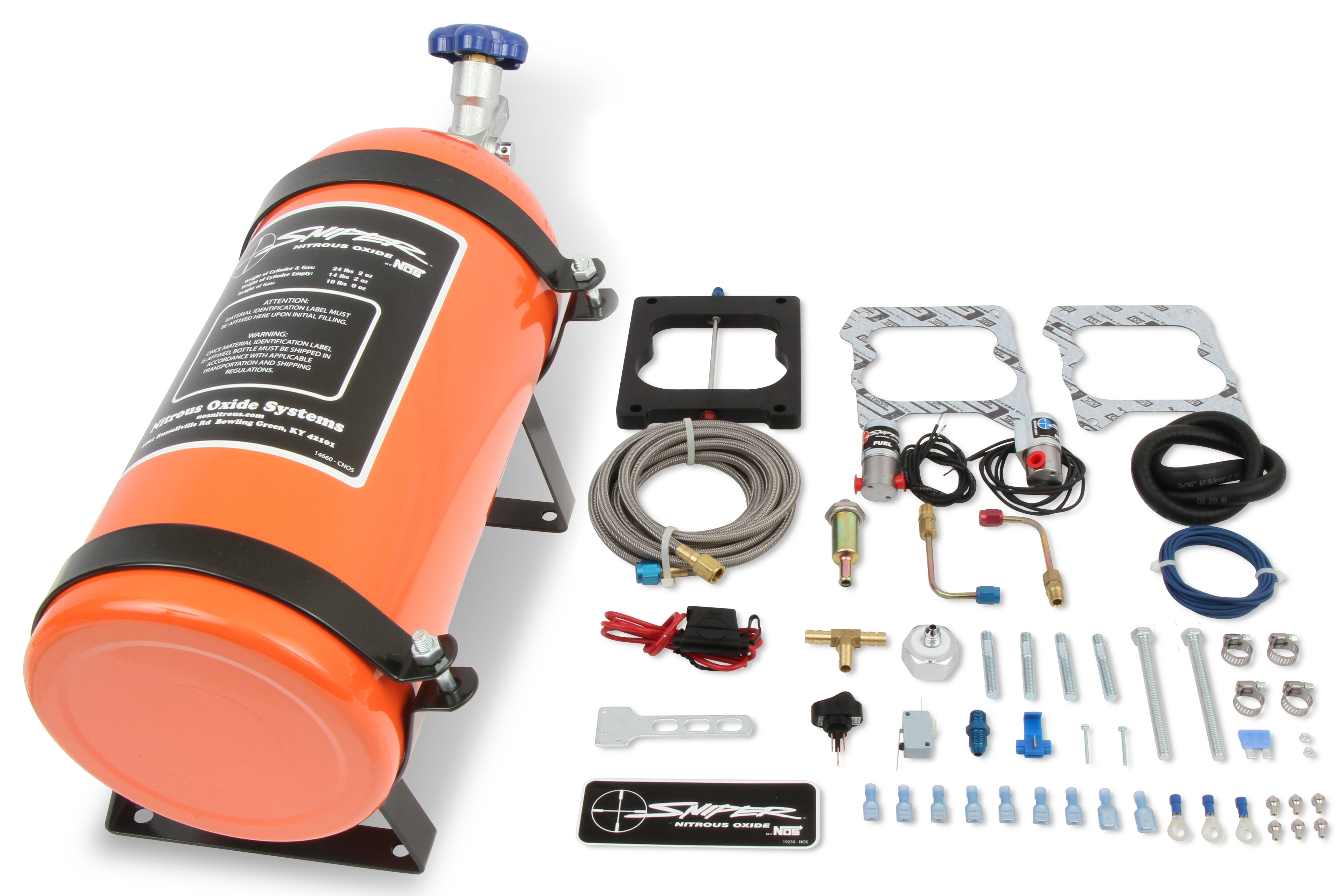 NOS Sniper Wet Nitrous Plate Kit - Quadrajet