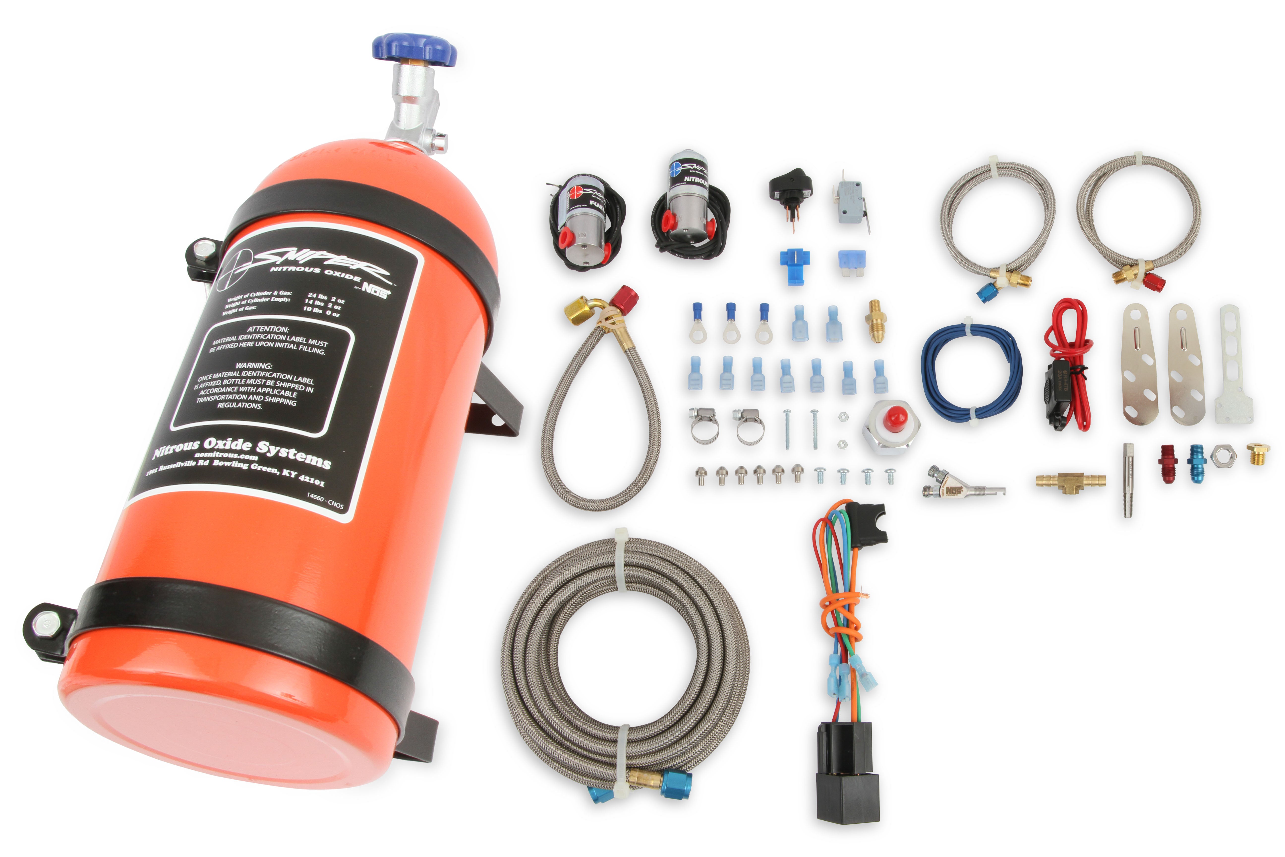 NOS Sniper Single Fogger Wet Nitrous System - Multi-Fit