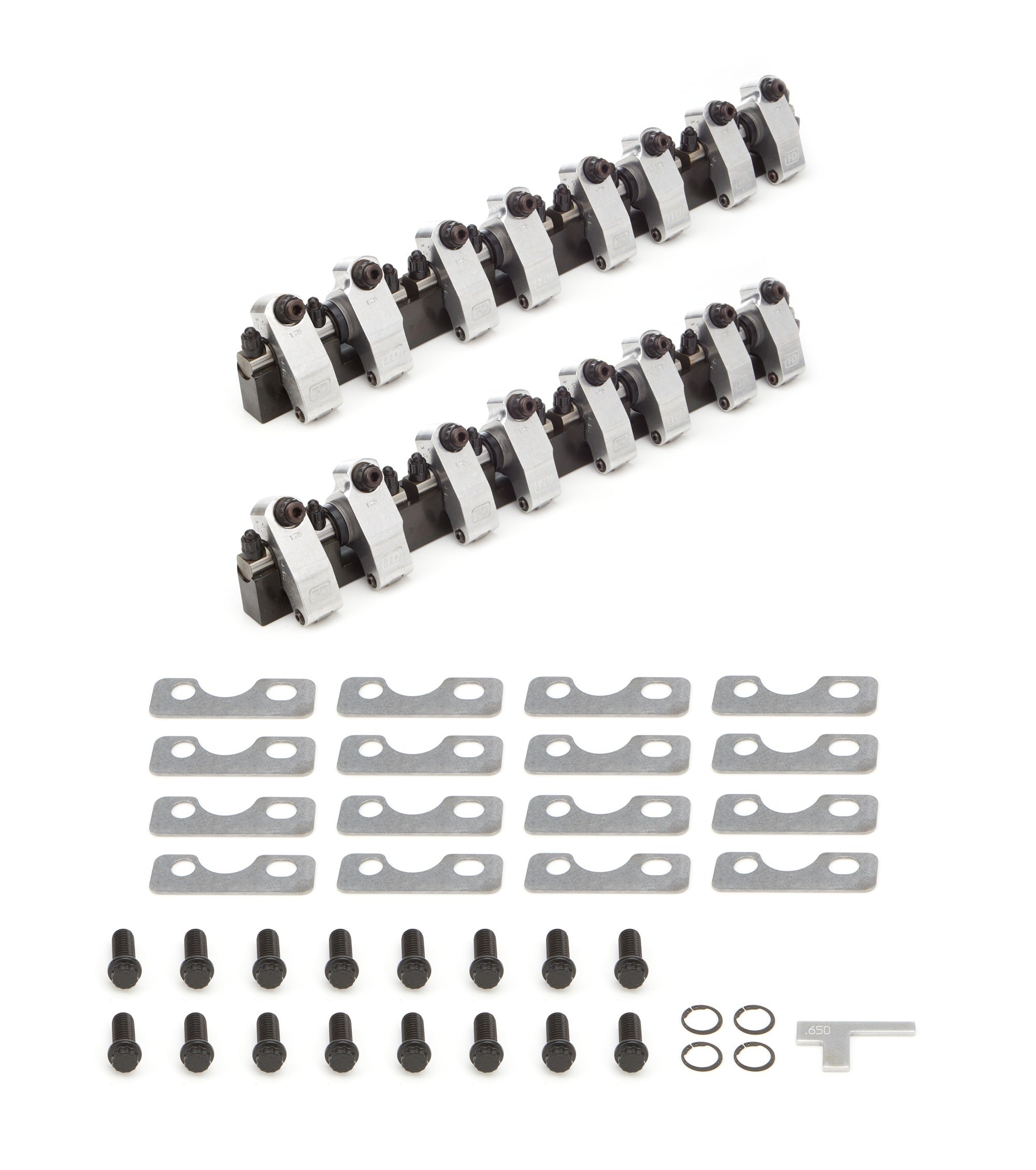 T&D Machine 7322-175/1.75 SBF Shaft Rocker Kit w/TFS3 High Port Heads T&D Machine 7322-175/1.75