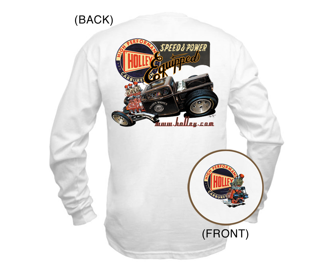 Holley Long Sleeve Retro T-Shirt