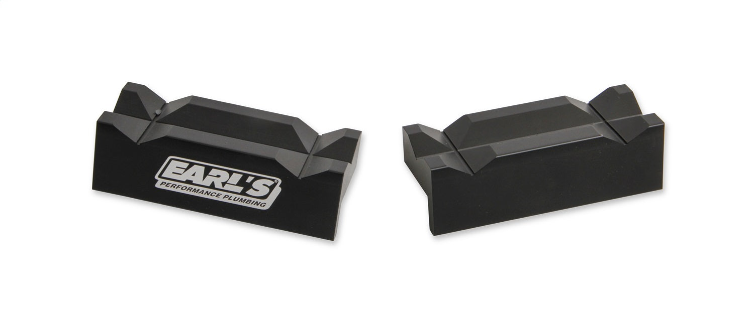 Earl's Performance 1004ERL Vice Jaw; Bagged Packaging; 4 in.; Black Aluminum; Earl's Performance 1004ERL