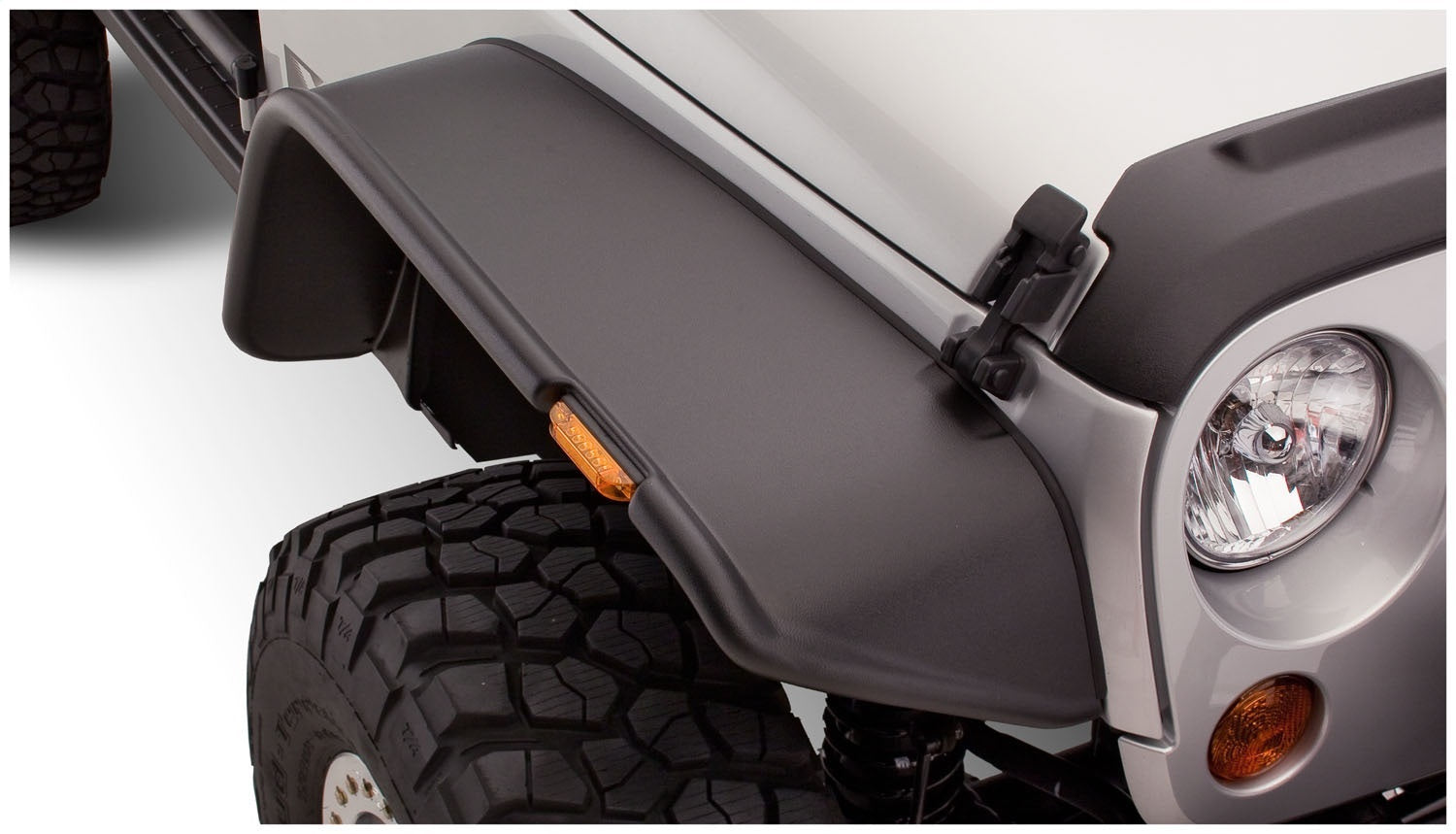Bushwacker 10053-07 Flat Style Fender Flares Bushwacker 10053-07
