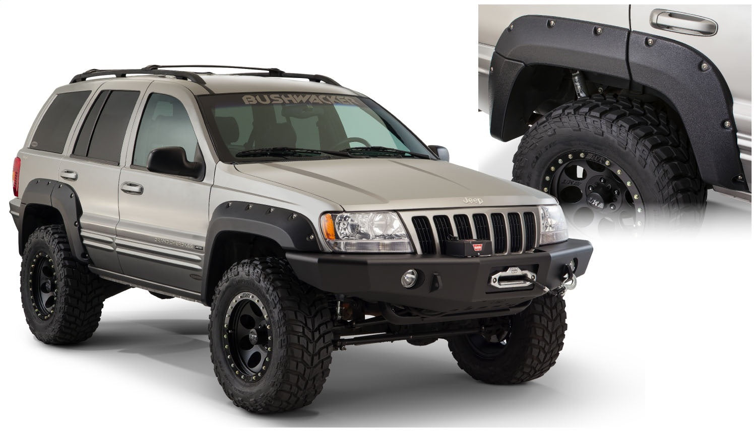 Bushwacker 10072-07 Cut-Out™ Fender Flares Bushwacker 10072-07