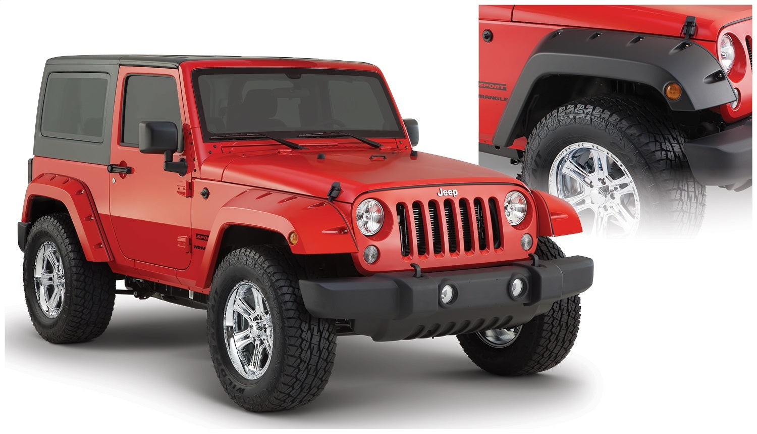 Bushwacker 10077-02 Pocket Style® Fender Flares Bushwacker 10077-02