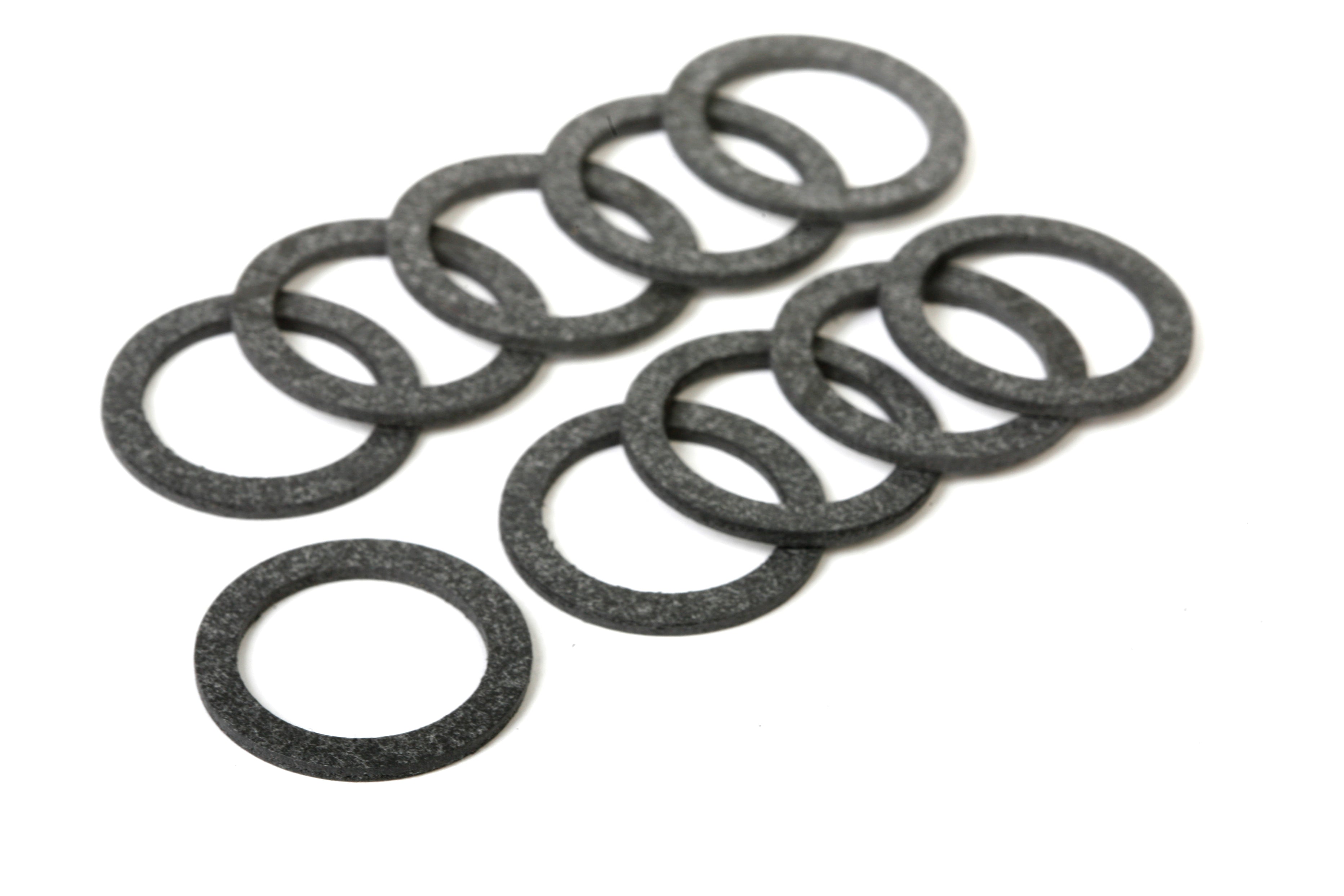 Holley 1008-1597 Power Valve Gasket; Full Round Style; 10 Pack; Holley 1008-1597