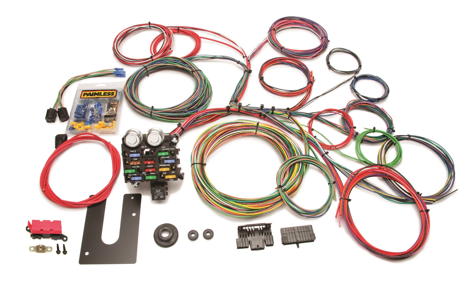 Painless Wiring 10102 21 Circuit Classic Customizable Chassis Harness; Non GM Keyed Column; Painless Wiring 10102