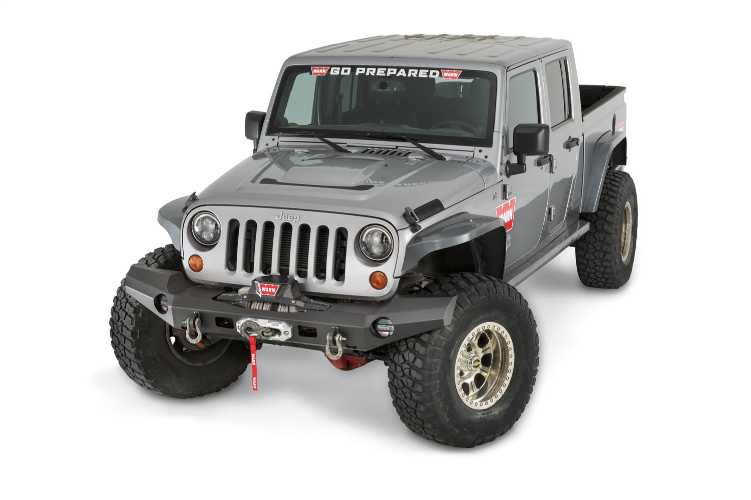 Warn 101420 Elite Series Front Bumper; Full; Warn 101420