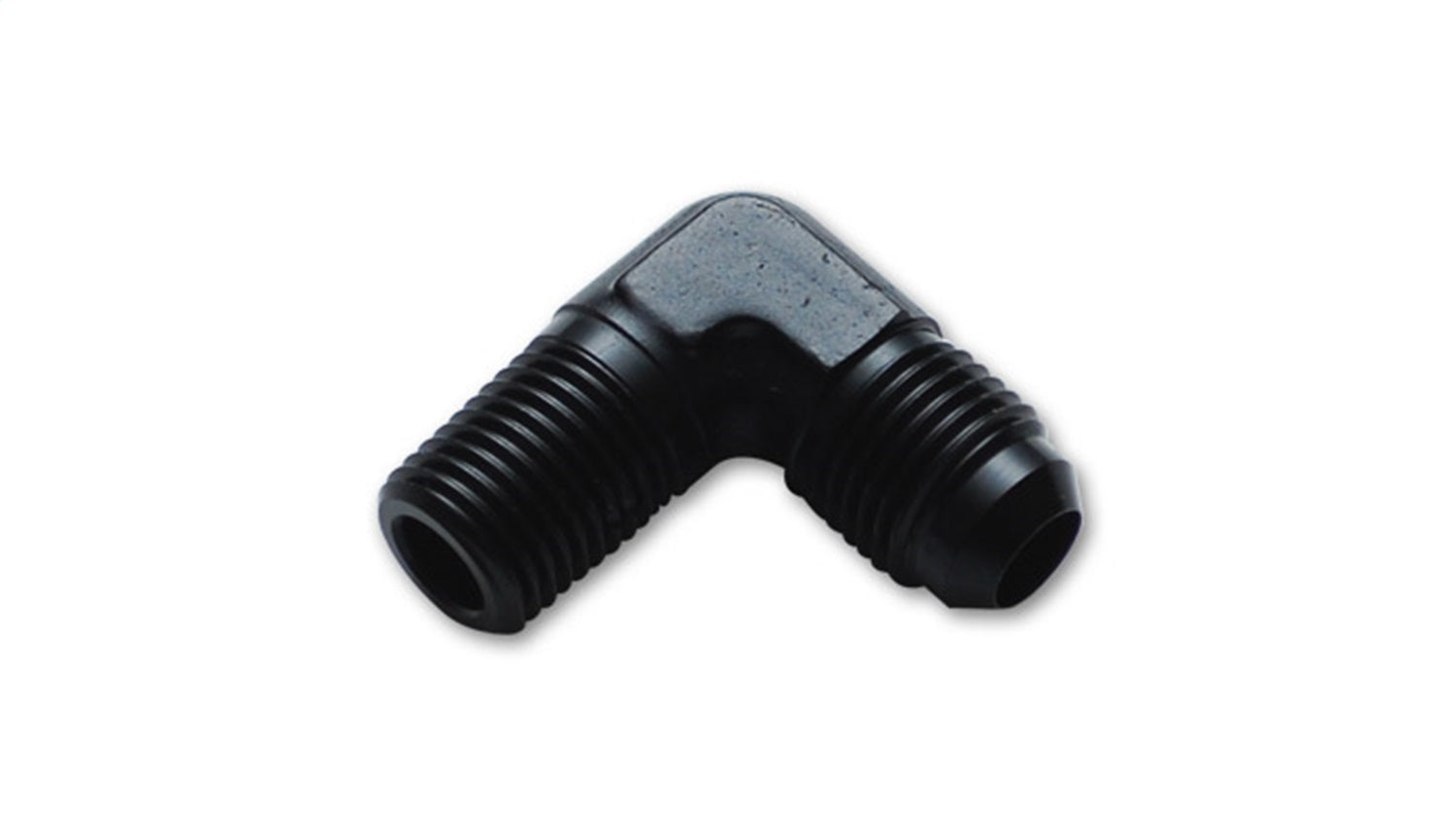 Vibrant Performance 10251A 90 Degree Adapter Fitting; Size: -4AN x 1/8in. NPT; Aluminum; Anodized Black; Vibrant Performance 10251A