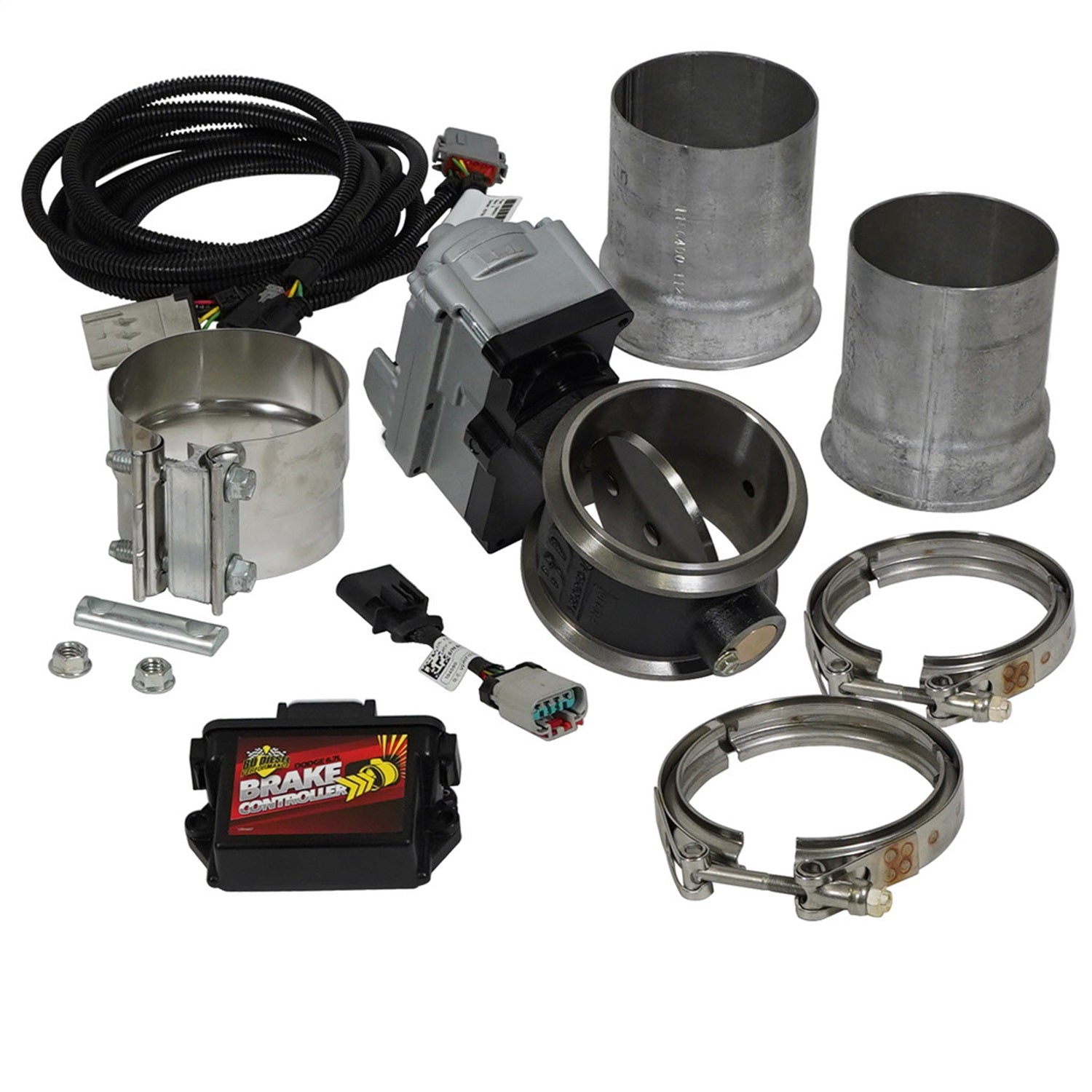 BD Diesel 1027349 Exhaust Brake; Electronic; L-5.0 in. Exhaust Size; BD Diesel 1027349