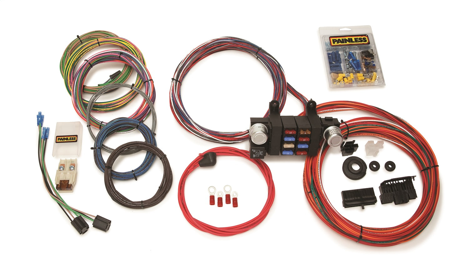 Painless Wiring 10308 18 Circuit Customizable Chassis Harness Painless Wiring 10308