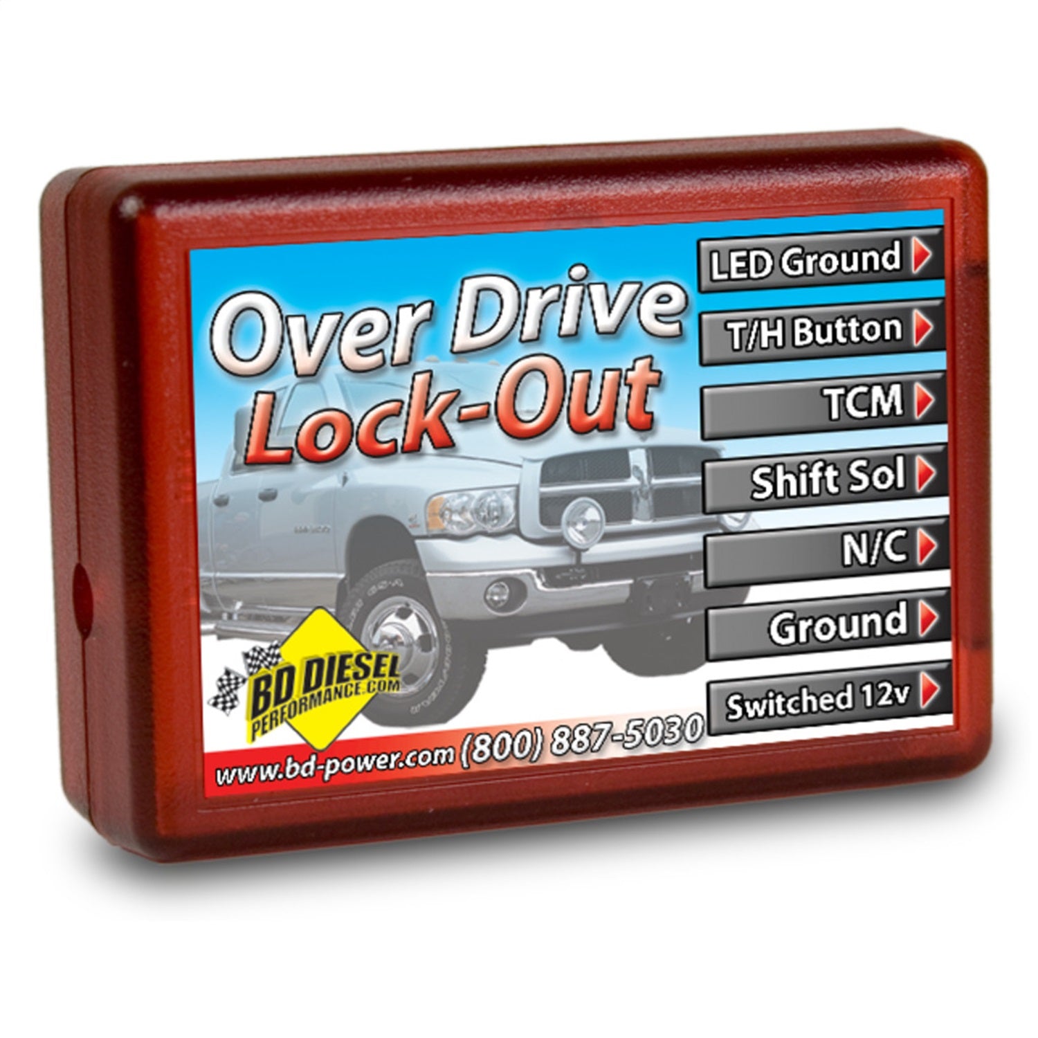 BD Diesel 1031350 LockOut Overdrive Disable; Allows Disabling Of Fourth Gear When Needed; BD Diesel 1031350